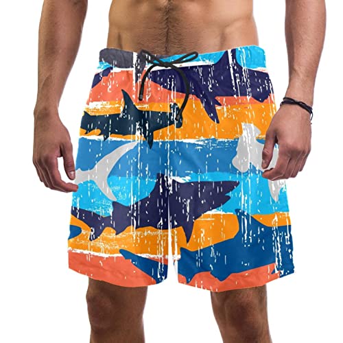 Maillots de bain pour hommes JDEZ : short de plage anti-irritation à séchage rapide