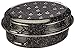 Beka 14720344 Kitchen Roc Daubière en acier émaillé noir moucheté 34 cm