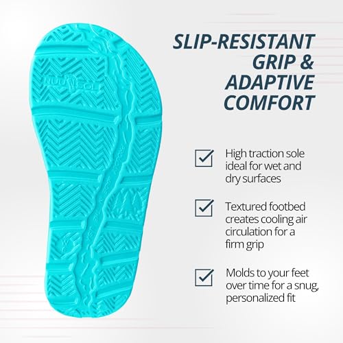 Image of NUUSOL Women Hailey Slide, Lightweight EVASOL Foam Footwear