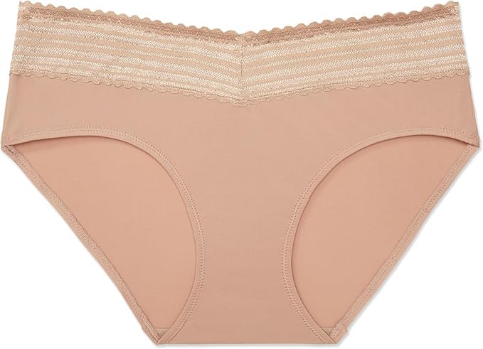 Image of Warner's womens No Pinching No Problems Dig-free Comfort Waist With Lace Microfiber Hipster 5609j
