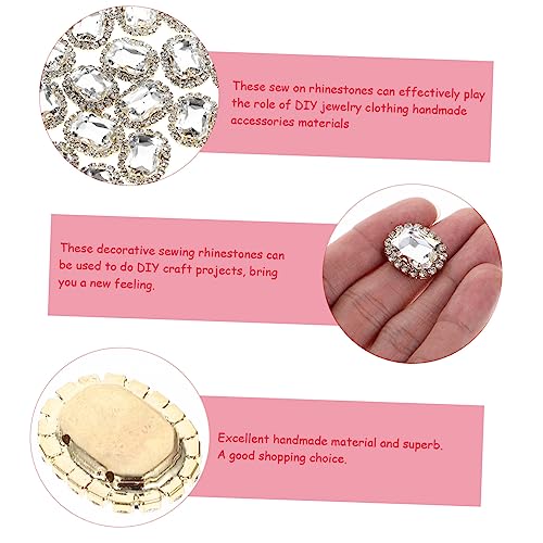 Rhinestones para coser evita desprendimientos en vestidos y decoracion de ropa DIY 3