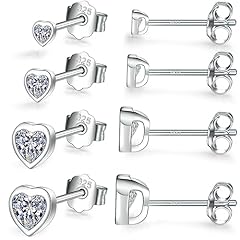 4# Heart CZ- Bezel Setting