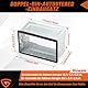 GEARMONSTER Autoradio Einbaurahmen Universal 2 DIN Metallrahmen Halterung Auto Radio Montage Rahmen Radioblende Einbausatz für Doppel DIN Auto Radio, Auto DVD Player, GPS Navigation