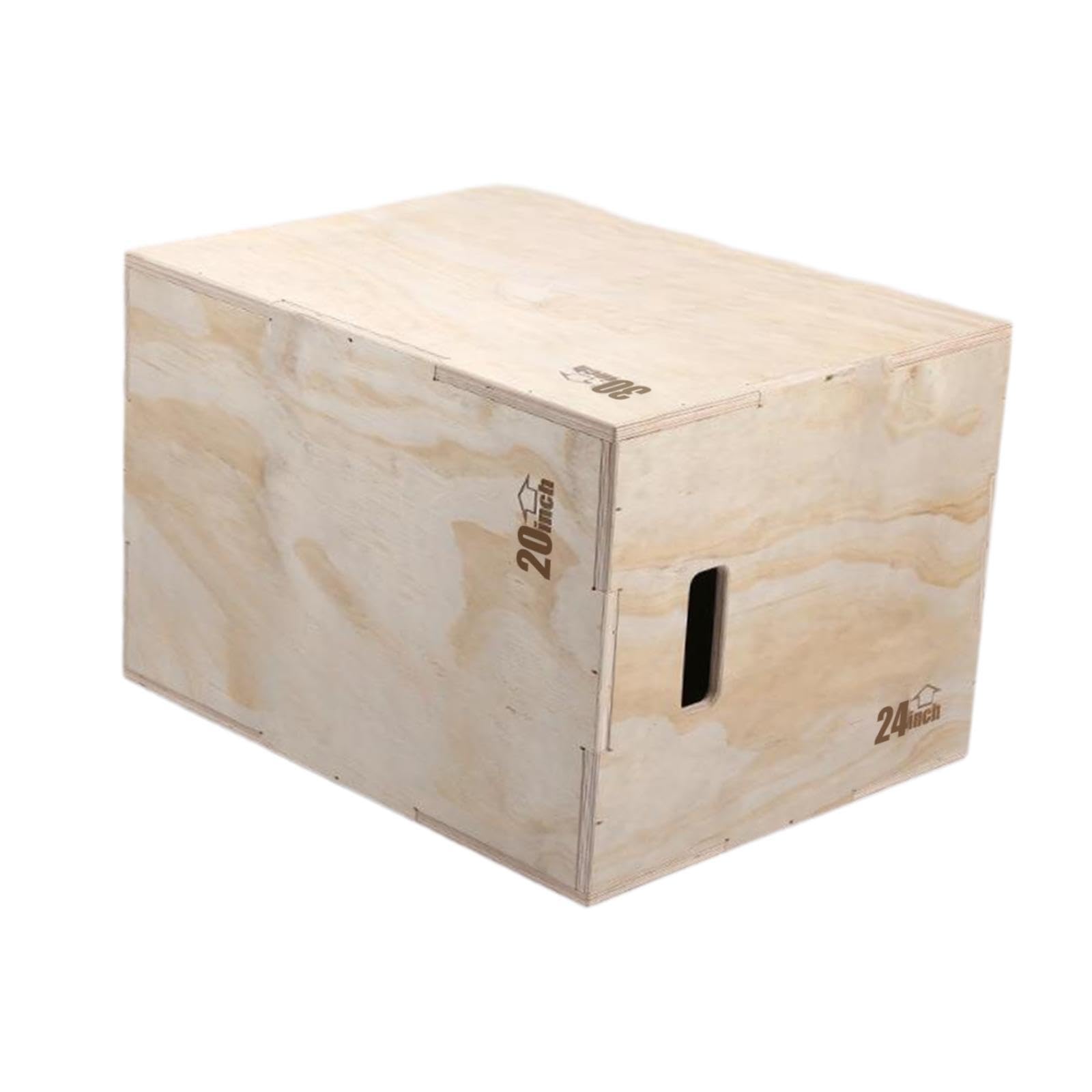 Yiju Wood Box Plyometric Jump Boxes, Plyometric Case Step up Case Agility, L