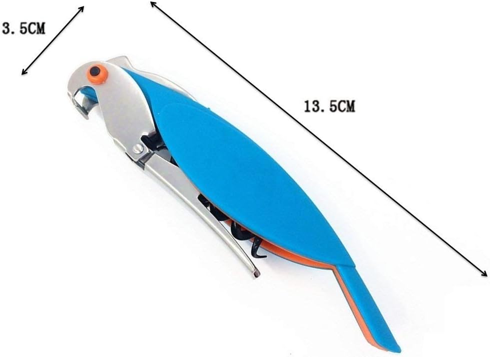 Review Discount Parrot Shape Waiters Corkscrew Wine Opener Bottle Opener (Light Blue) Best Promo Parrot Shape Waiters Corkscrew Wine Opener Bottle Opener (Light Blue)
