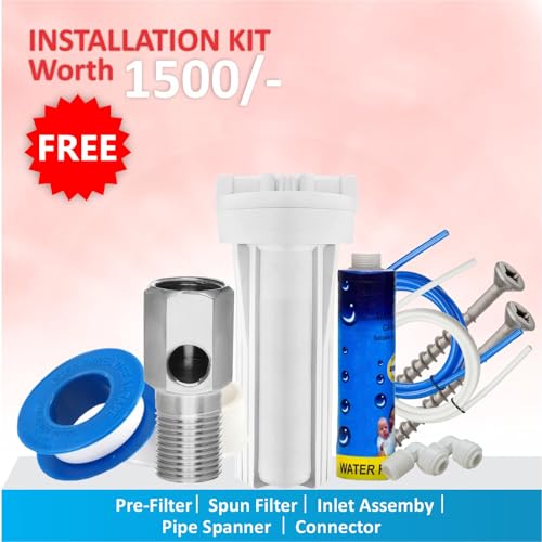 Image of Aqua Pearl Water Purifier, RO+UV+UV LED+B12 Mineral+Alkaline, ORC Copper, High TDS Membrane, Automatic, for Home and Office Use (1 Year Warranty On Pump & SMPS)