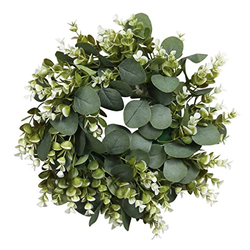 PIPIPET Türkranz, Kranz Künstliche Eukalyptus Kranz Grün , Kunstpflanze Hochzeitsbogen Girlande Easter Deko für Outdoor, Party, Garten, Wand, Hochzeit Cover