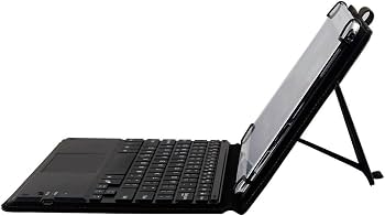 theoutlettablet® Étui avec clavier amovible en espagnol (lettre Ñ) pour tablette Chuwi HI10 10,1 Rouge