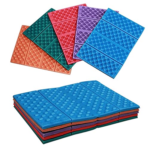 2pcs Sitting Pad, Foam Camping Mat Seat Waterproof Folding Mat for Picnic, Hiking, Backpacking, Mountaineering (Colors are Send Randomly)