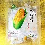 Thai Candy Haoliyuan Toffee Chewy Milk Corn Sweets Desserts Snacks 70g (2.47 Oz)