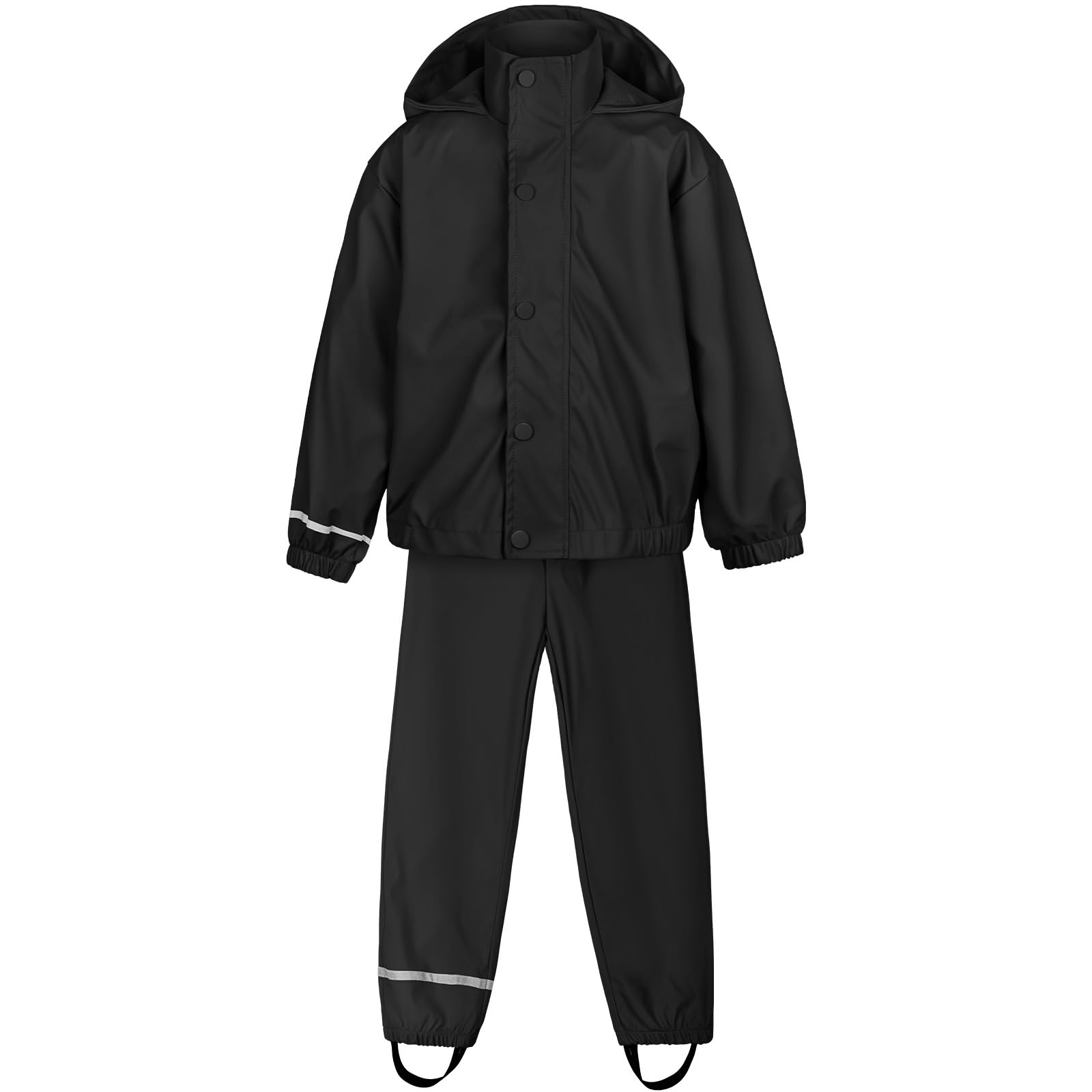 Unisex Kinder Regen-Anzug, Wasserdichter Matschanzug Regenbekleidung, für Jungen und Mädchen