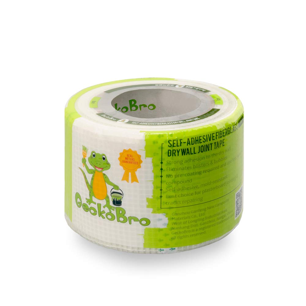 High Strength Self-Adhesive Fiberglass Cloth Mesh Tape Fabric Roll, Board Seam Tape for Drywall Repair - 8 cm x 30 M