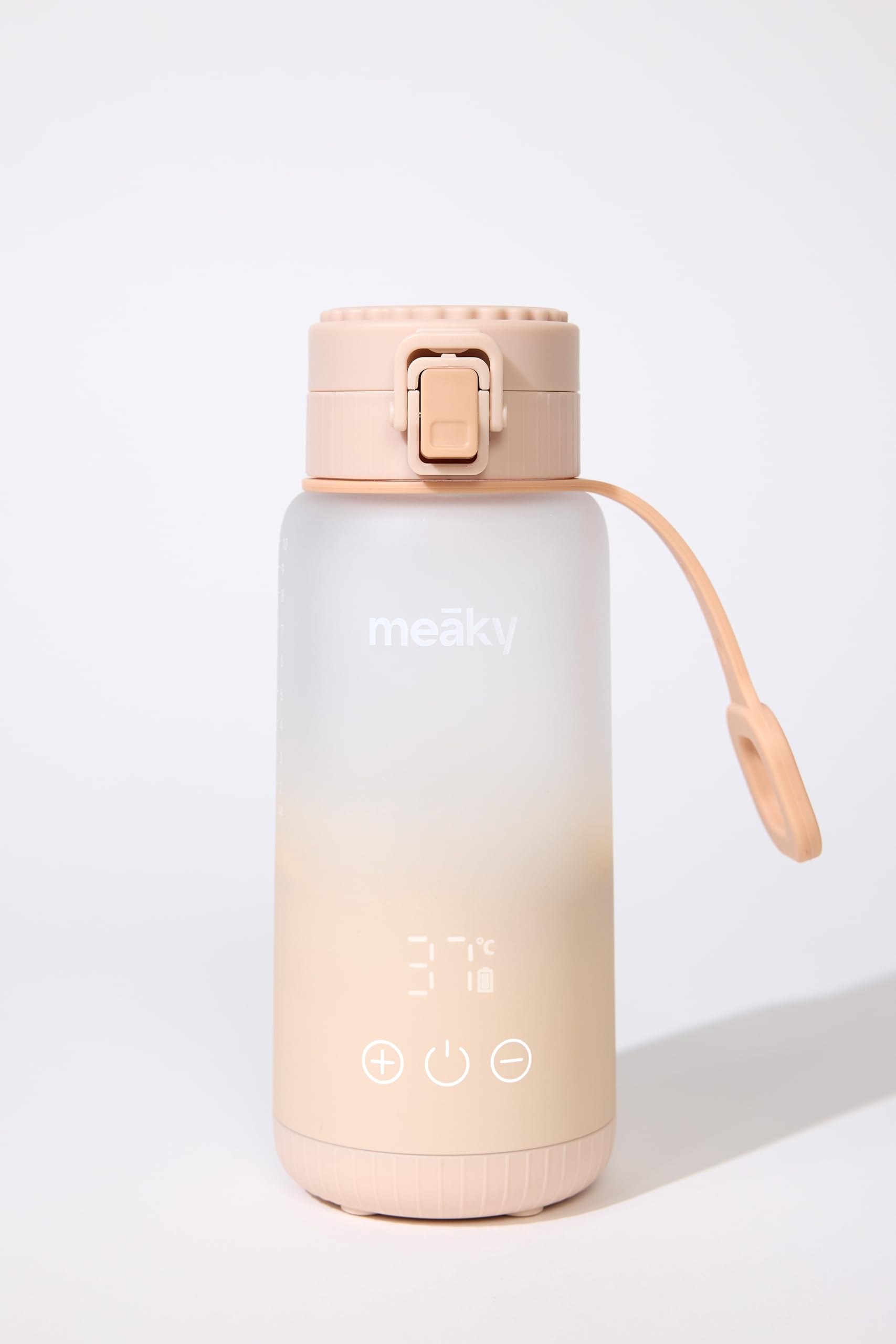Chauffe-Biberon Portable, 10H d'Autonomie, Température 37-50°C, Lait Maternel, Lait Infantile, Eau, Avion, Voiture, Déplacement
