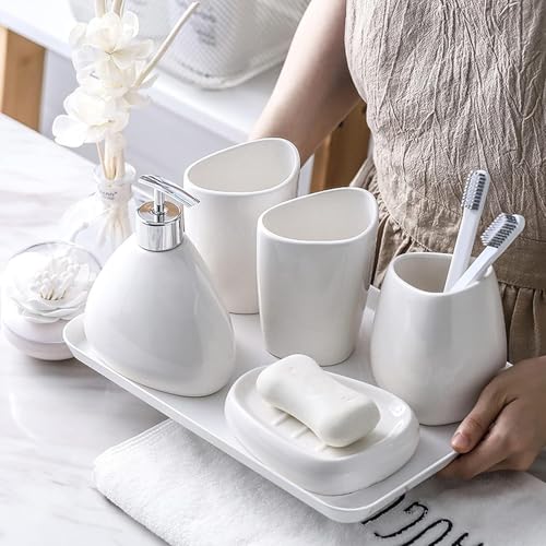 Articles ménagers en céramique et accessoires de salle de bain marbre - 7