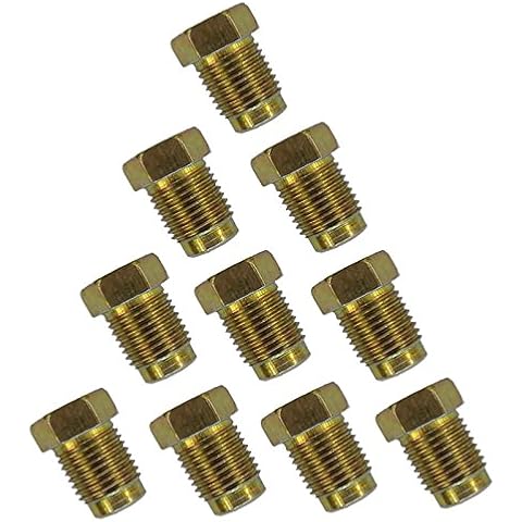 10 Pack of 10mm x 1mm Brake Pipe Nuts Cover