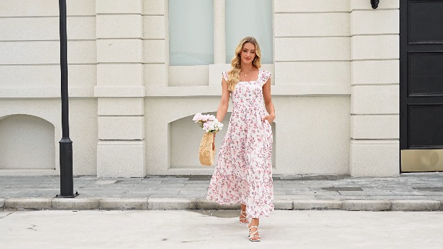 beach maxi dress amazon PRETTYGARDEN Women's 2026 Summer Flowy Maxi Dress Casual Sleeveless  Spaghetti Strap Ruffle Beach Long Dresses (Aqua Green,Small) at Amazon  Women's Clothing store