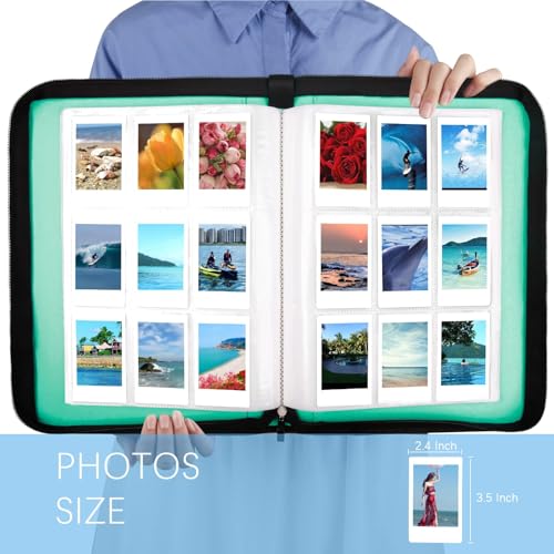 540 Pockets Große Fotos-Album für Polaroid-2x3 Zoll-Film, Fotos-Buch für Fujifilm Instax-Mini-Instant-Kamera… – Ansicht 2
