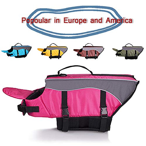 SILD Chaleco salvavidas color Pet tamaño ajustable perro Salvavidas Seguridad Chaleco reflectante para mascotas Salvavidas chaleco de vida de ahorro de perro abrigo para natación surfear, caza(XS)