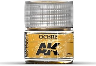AK Interactive Real Color Standard Shop Paint Line 10ml - RC001-> RC022/ RC503 -> 508 Color: Ochre - RC016