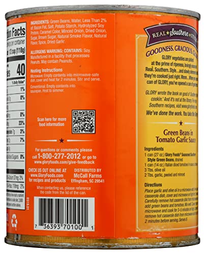Glory Foods String Beans, 27 oz - Image 7