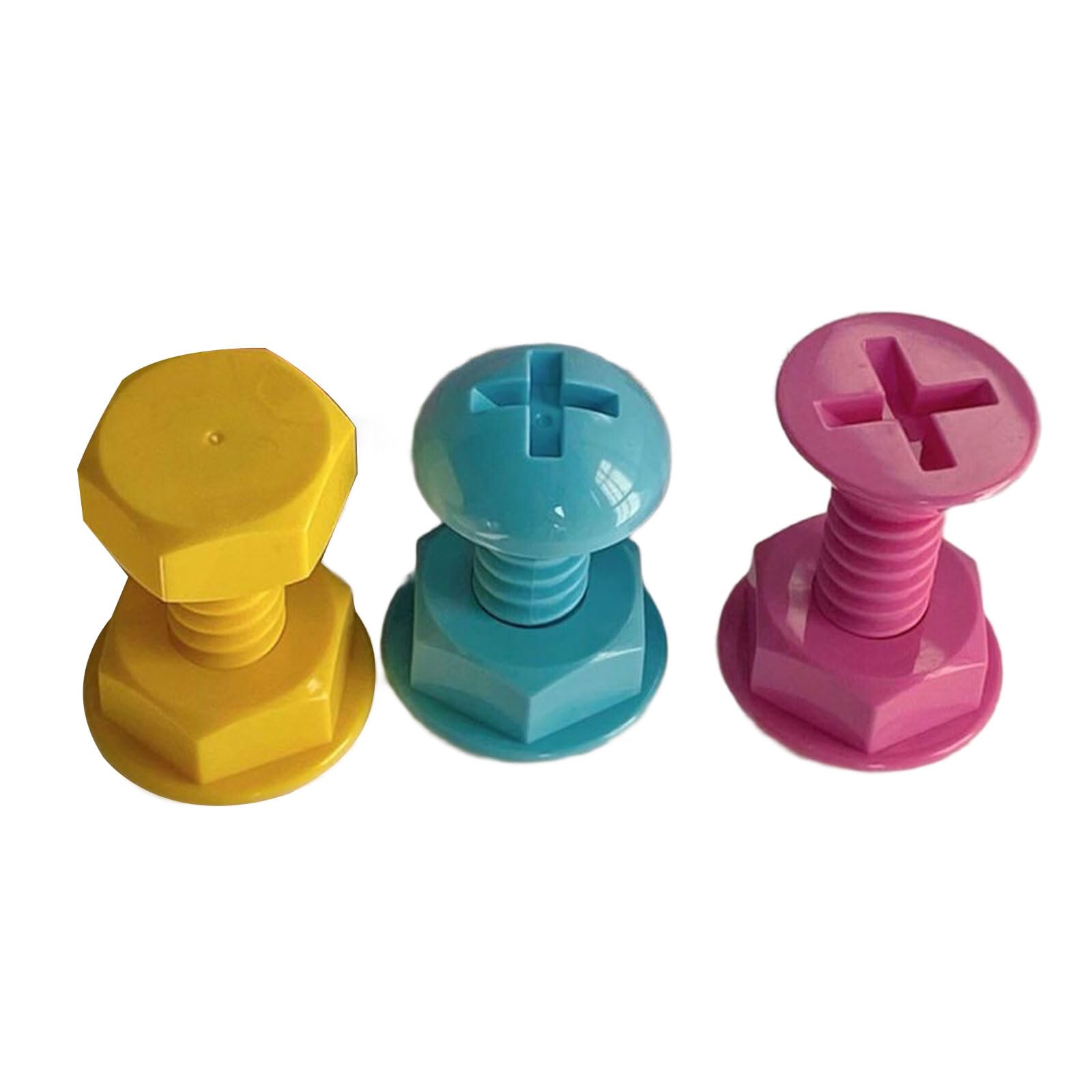 PBIYXQC Of 3 Waterproof Adhesive Hooks for Hanging Coat and Hat Colorful Screw Shaped Sticky Hooks Bathroom Towel Hangers Waterproof Wall Hook
