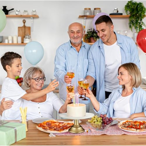 Ruckae White Ceramic Cake Stand 12 Inch Metal Wedding Cake Plate Round Dessert Stand Cake Plate Cupcake Stand for Party Table Display - Image 5