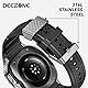 Deczone Silikonband mit Edelstahlgehäuse Abdeckung kompatibel mit Samsung Galaxy Watch Ultra 47mm Bands Schutzhülle für Männer (Grau)