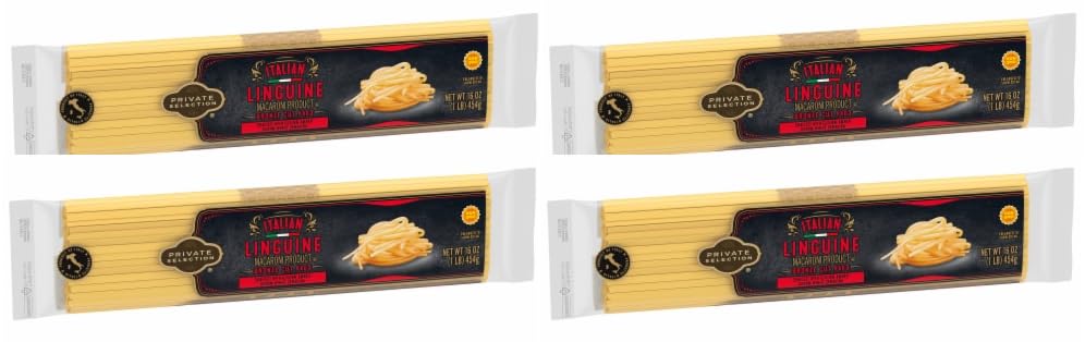 Pack Of 4 Italian Linguine Pasta 16 oz.