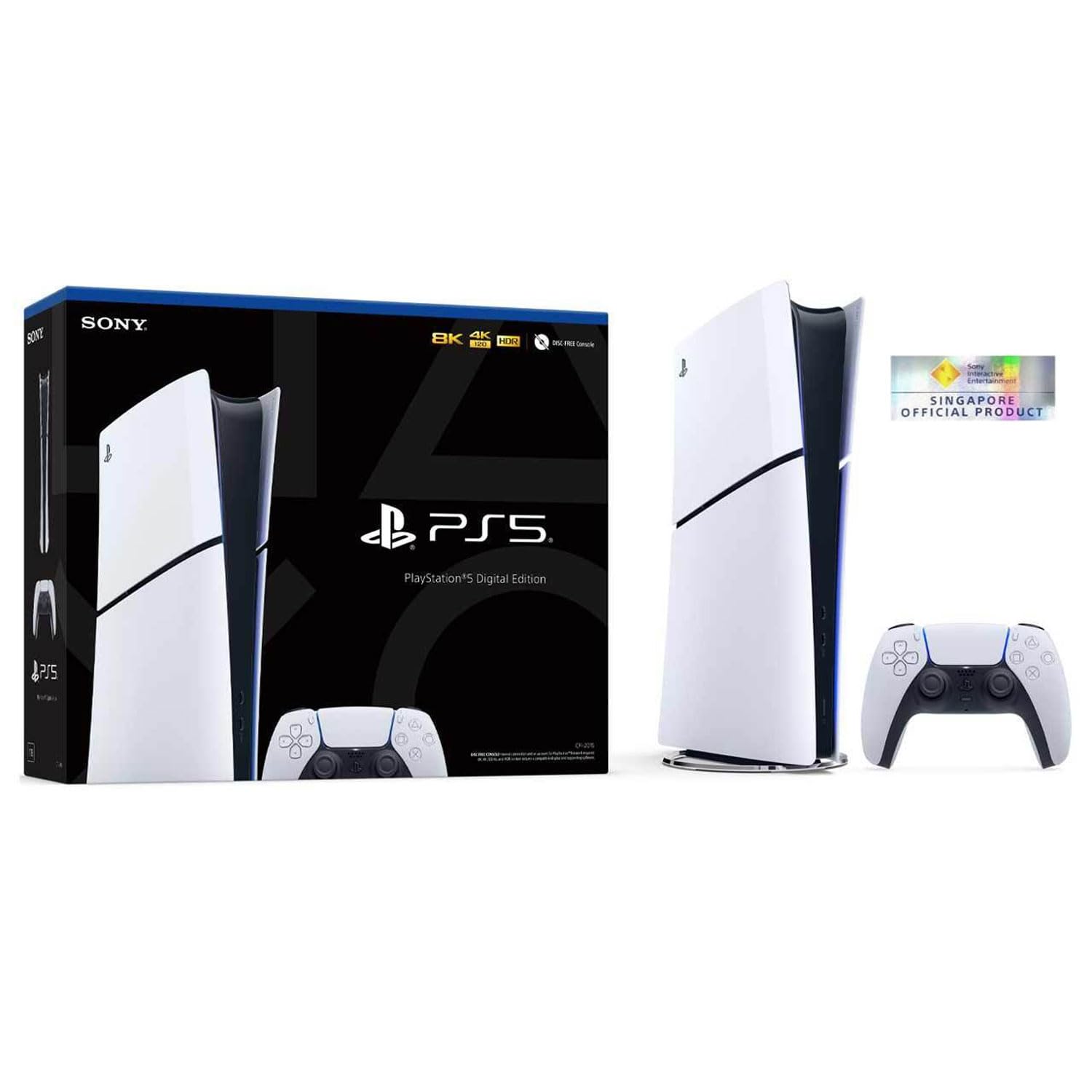 Sony PlayStation 5 Slim 1TB Digital Console with 15 Months Warranty by Sony  Singapore : Amazon.sg: Video Games