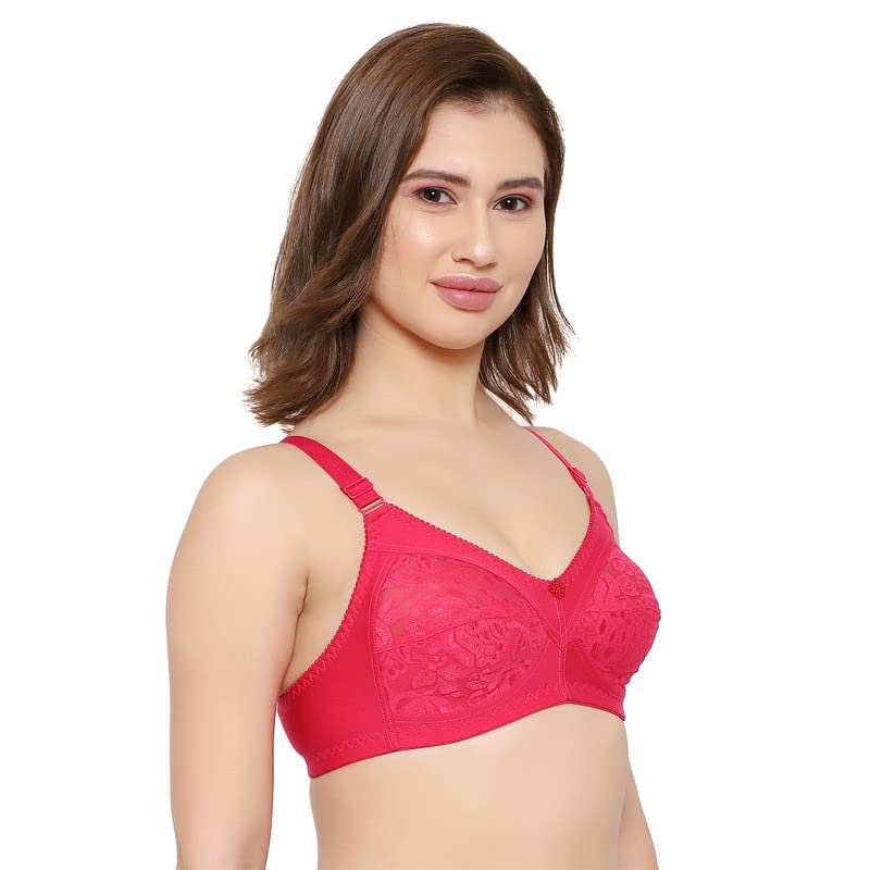 Image of Women Net Non-Padded Wire Free Regular Bra