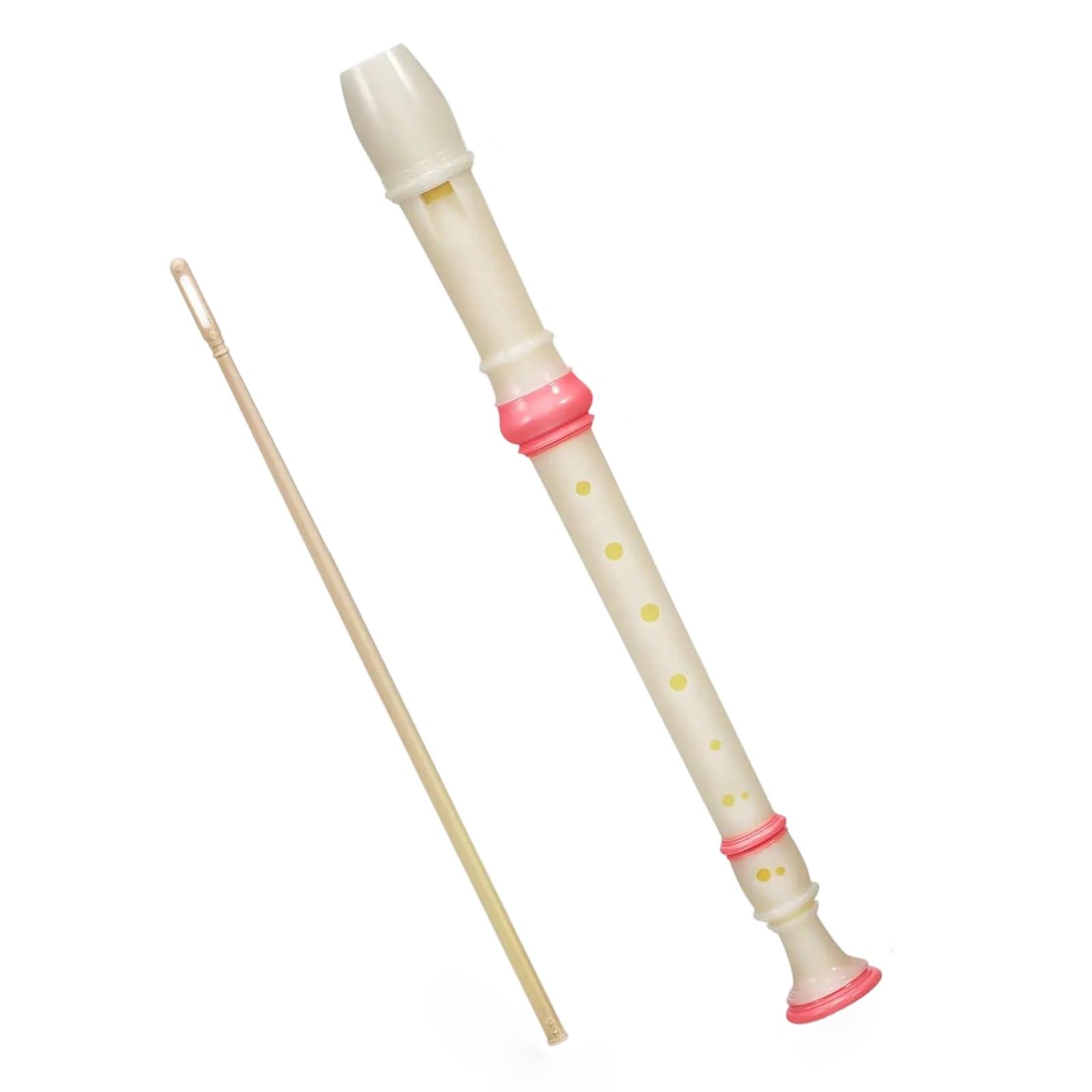Flauto Dolce Flauto Dolce Soprano Da 2 Pezzi 8 Fori Leggero E Portatile | Accordatura alta: suono chiaro e brillante per esercitarsi.