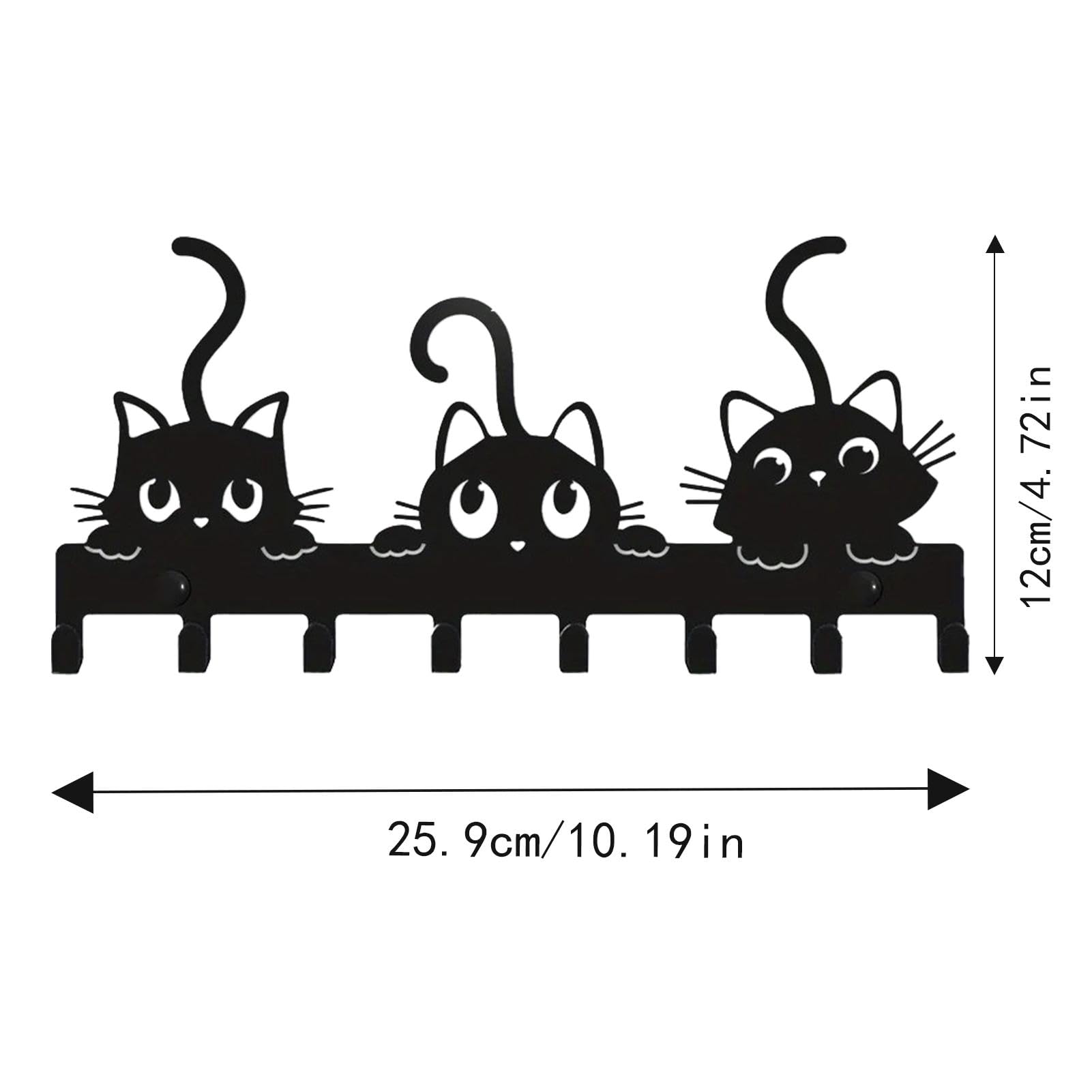 Gancio Da Parete A Forma Di Gatto, Gancio Adesivo A Forma Di Animale Gancio Per Asciugamani Per Bambini Ganci Adesivi Decorativi Per Bambini Per C 96731586