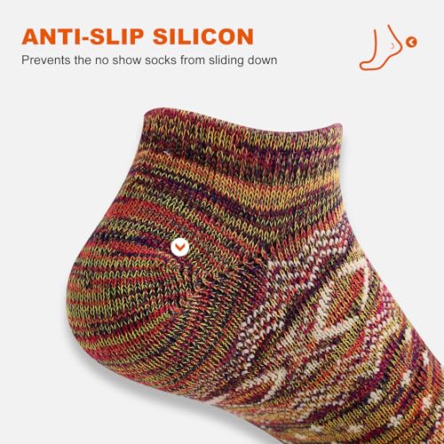 Image of HHX YONLEE Ankle Socks Striped patterned Casual Socks 8 /10 Pairs Gift Box