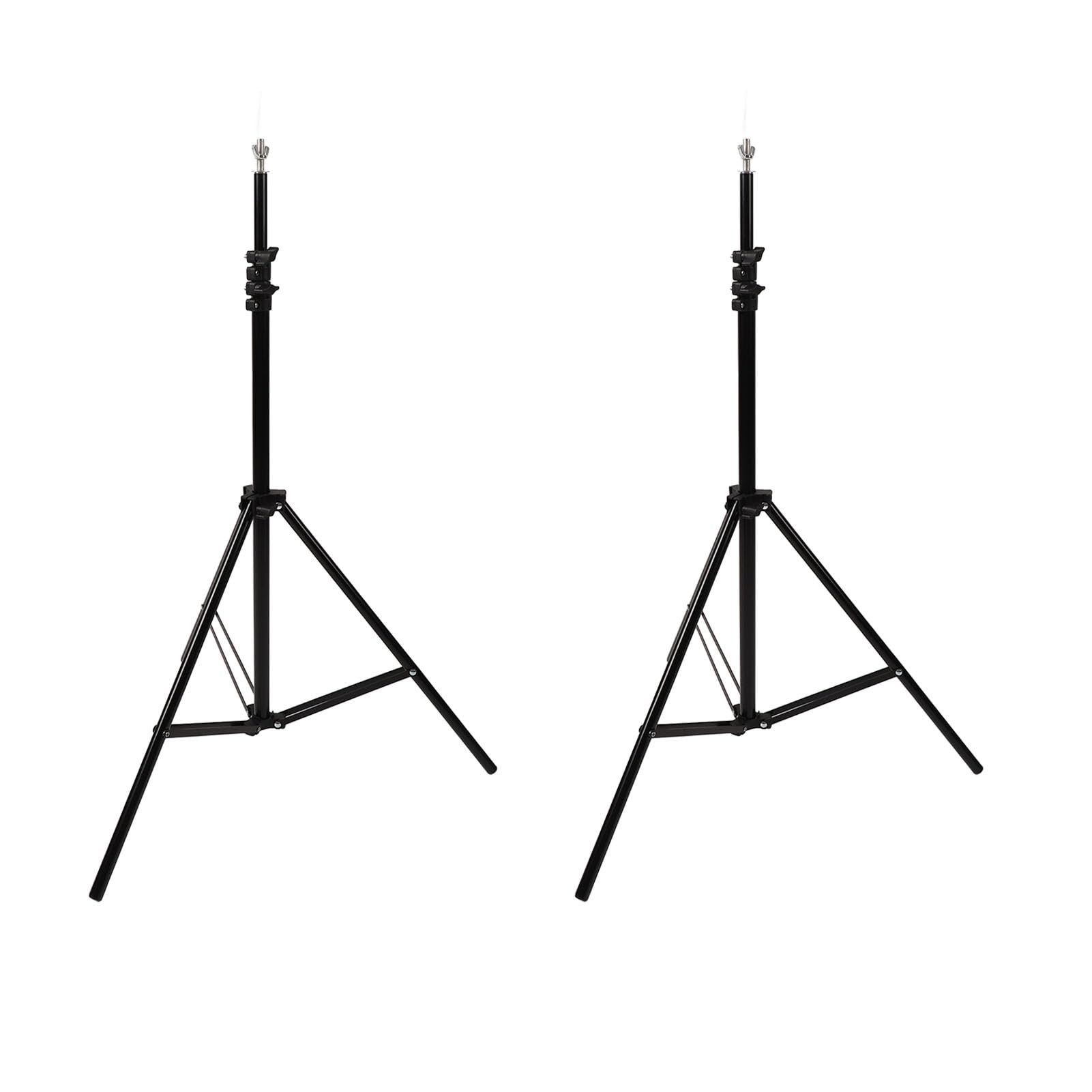 Hidyliu Kit de Soporte de Fondo Fotográfico Ajustable, Ligero de Aleación de Aluminio para Fotografía de Estudio Profesional, 2x3m