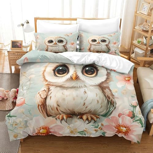 Parure de lit loutre en microfibre premium avec fermeture éclair invisible