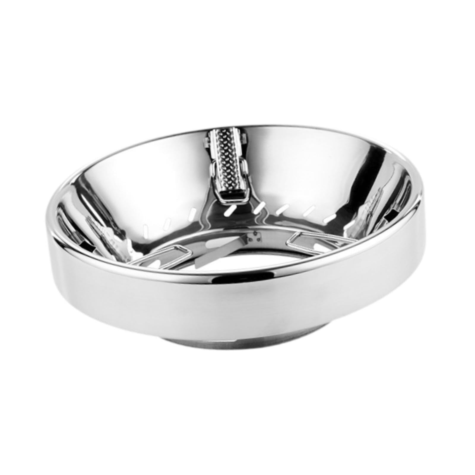 Anneau de pare-brise pour cuisinière en acier argenté durable