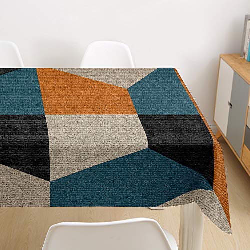 Morbuy Nappe Rectangulaire Anti Tache Imperméable,3D Chat Chaton Imprimé Nappes Infroissable Anti-Salissure Lavable Pour Decoration Cuisine Jardin Picnic Exterieur (en Forme De Coeur,140x220cm