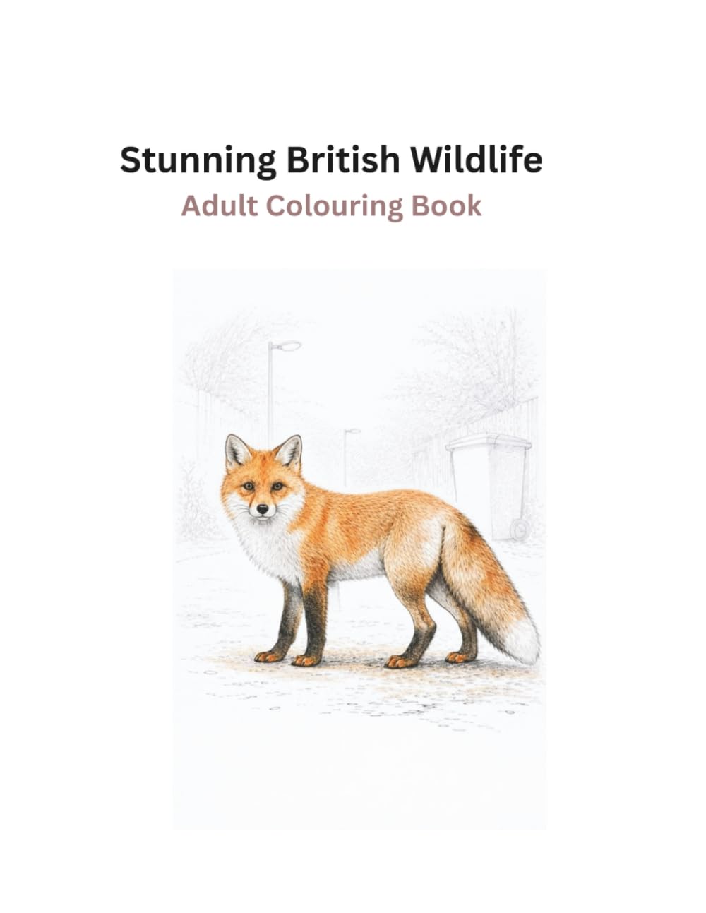 Stunning British Wildlife: Adult Colouring Book