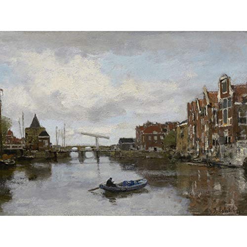 Artery8 Maris Dutch City Schreierstoren Amsterdam 1873 Painting Unframed Wall Art Print Poster Home Decor Premium