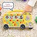 Just Play Cocomelon Learning Bus, Over 85 Learning Phrases, Counting, Alphabet, Music, Sounds, Yellow, Kids Toys for Ages 18 Month
