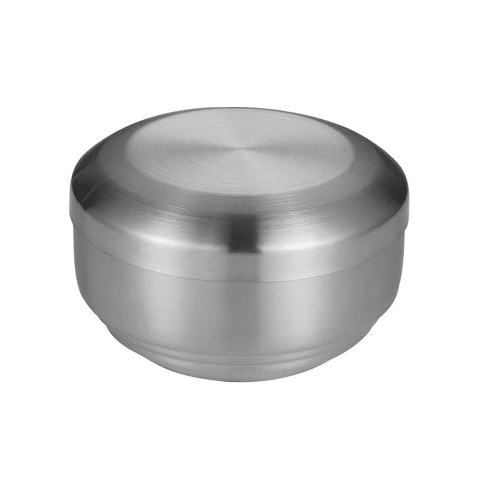 NEWFT Double Walled Stainless Steel Rice Bowl With Lid To Keep Food Warm And Spills Insulated Soup Bowl Food Container