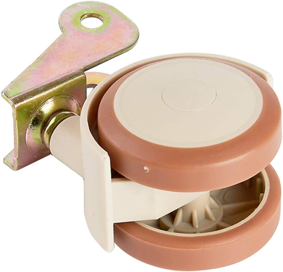2 inch Baby Bed flip Crib Accessories Universal with Brake Pulley Mute Dressing Table 4 Pack