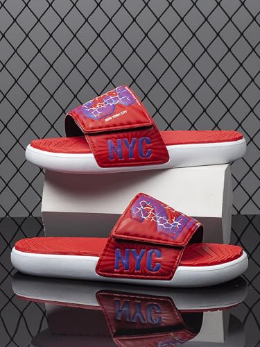Image of DREAM LAKE Men's Sport Slide Sandals, Flexible Midsole, Casual Beach Slides