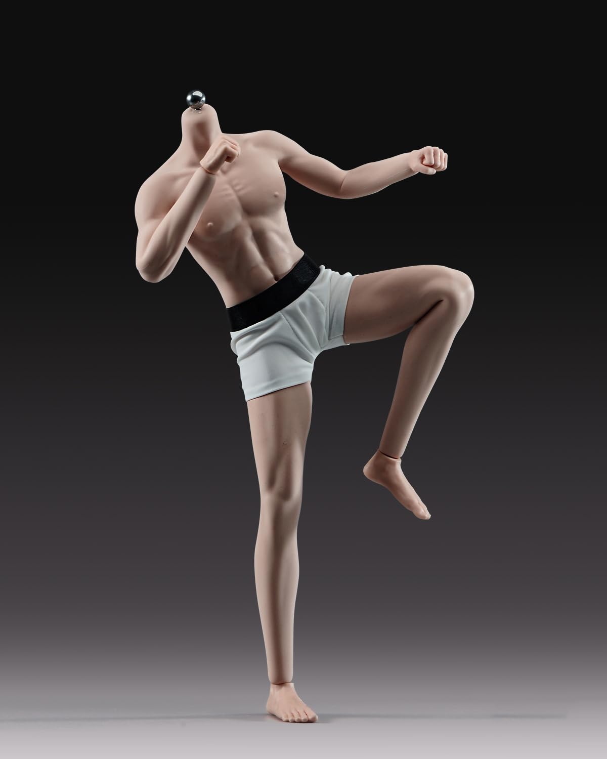 Fremego 1/6 Männlichen Actionfigur Körper,12 Zoll Flexible Männliche Nahtlose Muskulöse Figur Körper Puppe mit Zubehör Sammlung YM511 (Normale Haut)