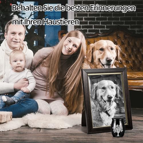 Kleine Einäscherung Urne, Mini-Edelstahl-Urnen für Asche, Andenken Urne Mensch, Hund, Kleine Beerdigungsurnen für Haustier oder Menschliche Asche