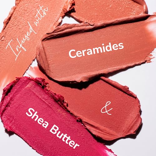 Image of Mila Beaute Lock & Pout Matte Crayon Lipstick for Women I Smudge Proof & Transfer-Proof Lipstick I Hydrating with Ceramides & Shea Butter I Highly Pigmented & Glides Smoothly | Suitable for Indian Skin Tones - Spill The Tea