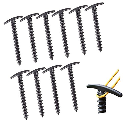 KSS Lona impermeable portátil y ligera, para tienda de campaña y accesorios, protección contra la lluvia, protección solar, protección contra el viento, para camping, senderismo, picnic (piquetas 01)