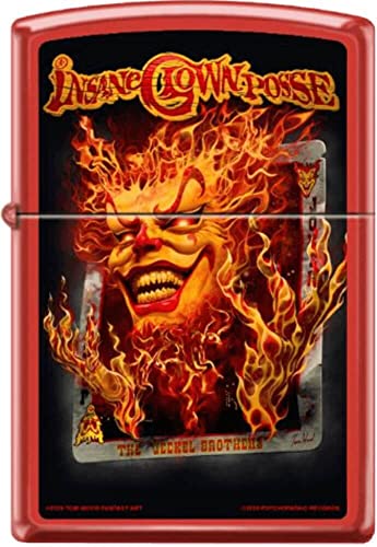 Encendedor Zippo The Jeckel Brothers Rojo Mate miniatura 1