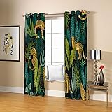 Matériaux de haute qualité: tissu polyester tissé dense 100% polyester, processus de tissage à trois couches, occultation avec fil noir au milieu, processus d'impression 3D, toucher lisse, bords délicats, durée de vie plus longue que les rideaux ordinaires, pas peur du desserrage. Il peut bloquer 85% - 95% de la lumière du soleil et des rayons UV, isolant la chaleur et le froid.