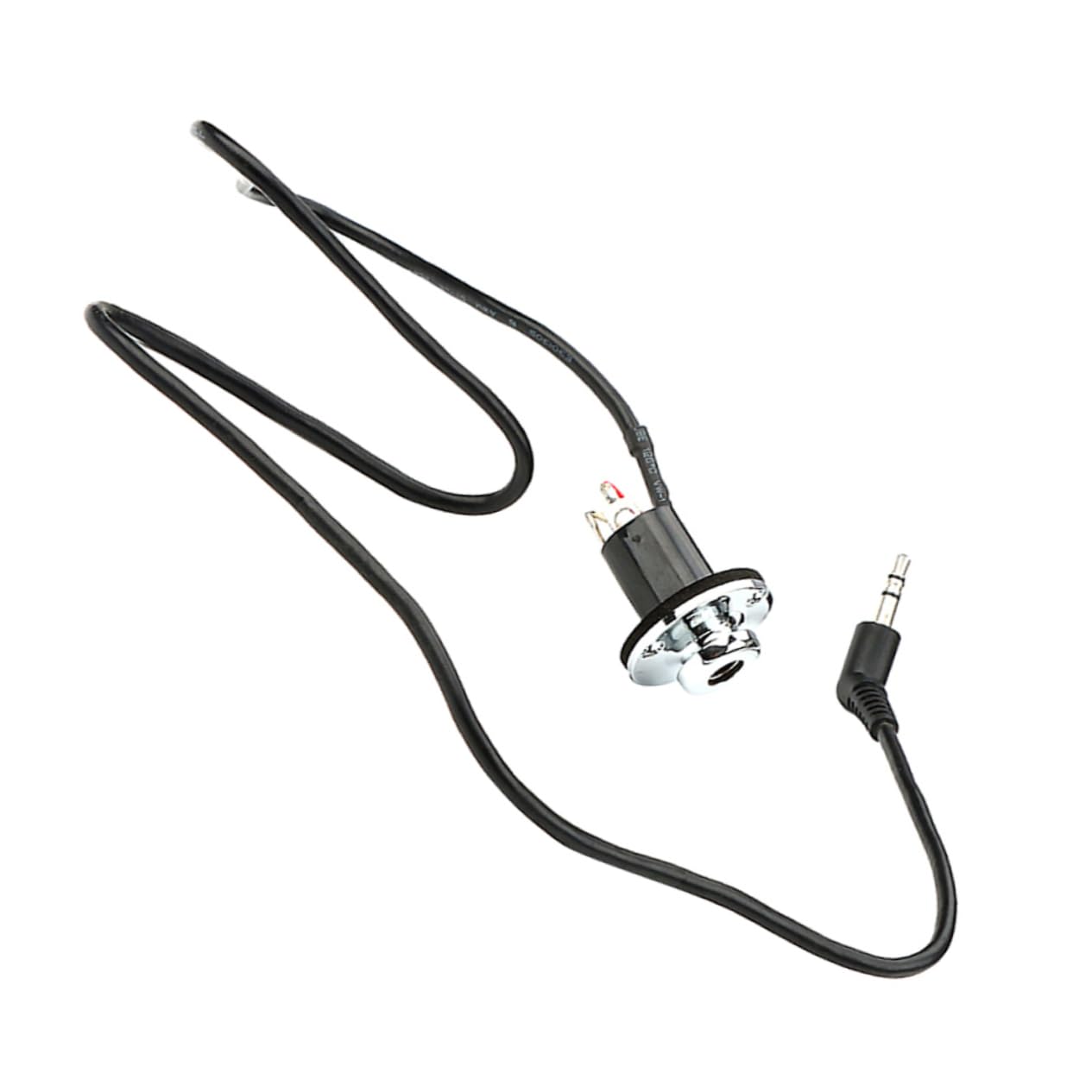 GOOHOCHY Guitar Pickup End Pin Jack 1/4 Female End Pin Socket to 3.5mm Male Plug Cable Cable Guitar Supplies